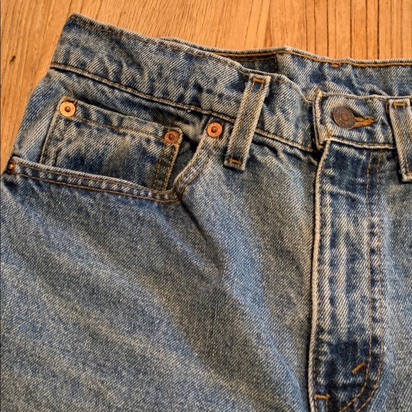 VINTAGE LEVIS Jeans 550 Relaxed Fit Medium Wash Red Tab - Picture 6 of 7